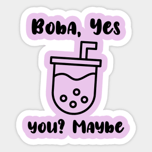 Boba Tea Wear Sticker